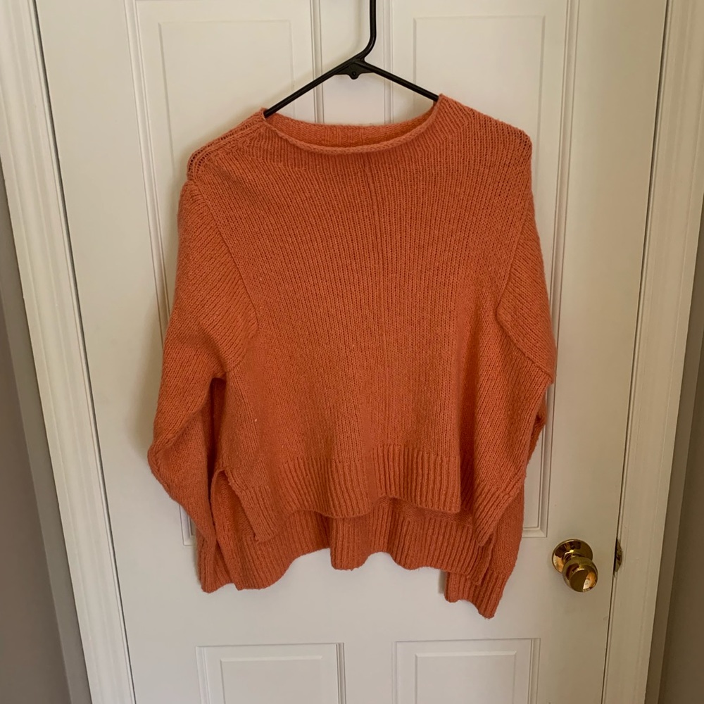 Salmon colored sweater
